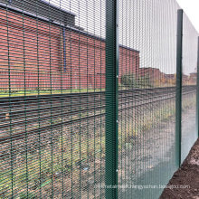 Powder Coated Galvanised Security Fencing Anti Climb Prison Fence Panels